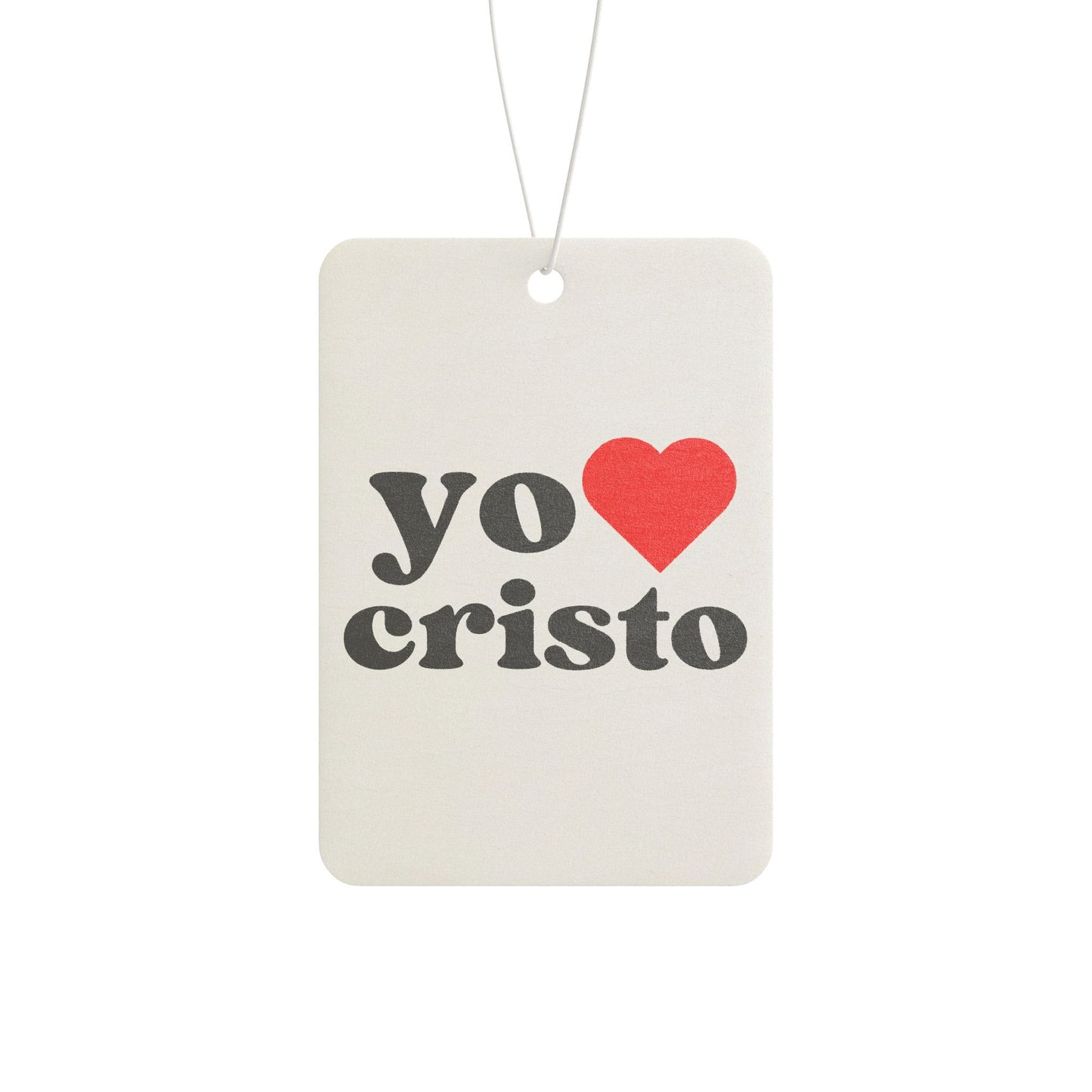 Yo Amo Cristo “I Love Christ” Car Air Freshener