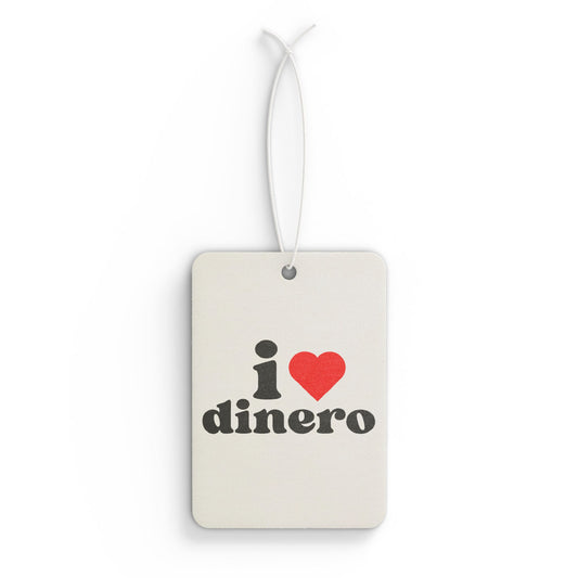 "I Love Dinero" Car Air Freshener