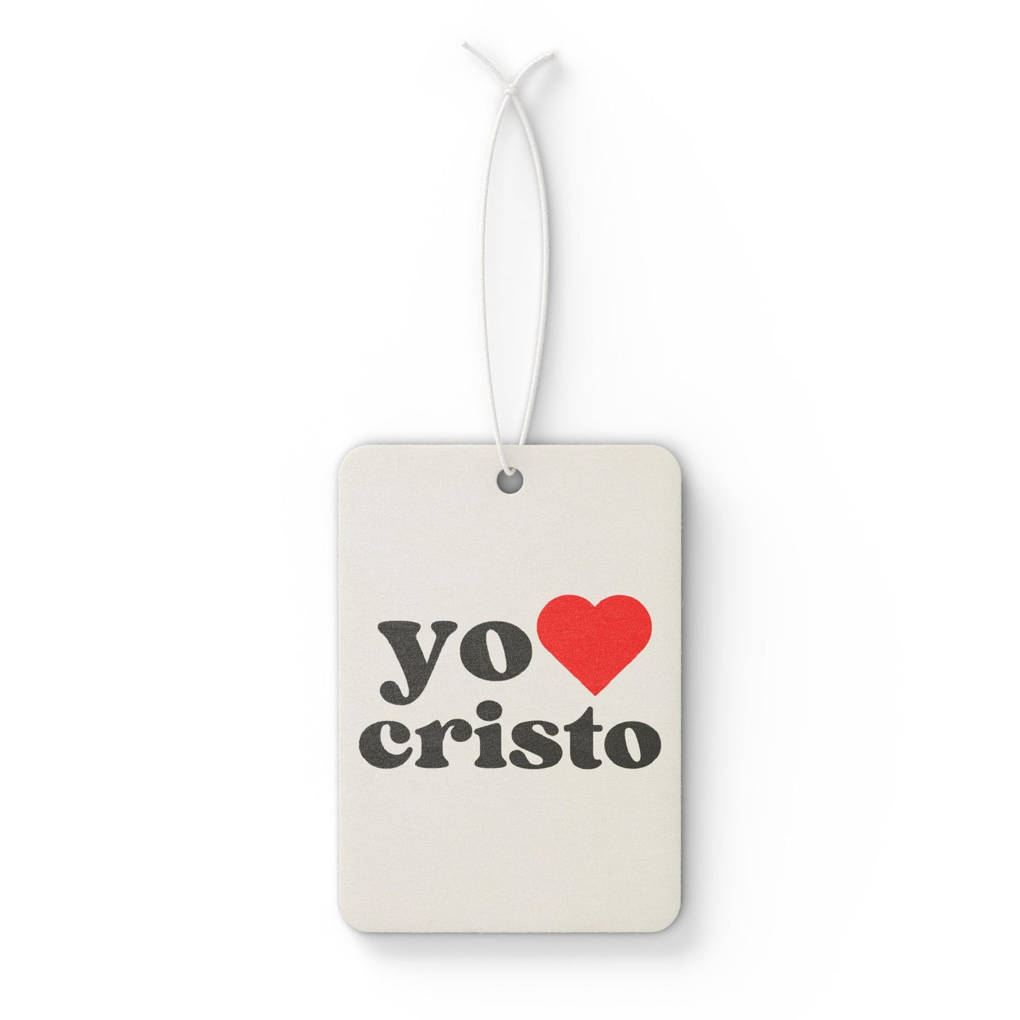 Yo Amo Cristo “I Love Christ” Car Air Freshener