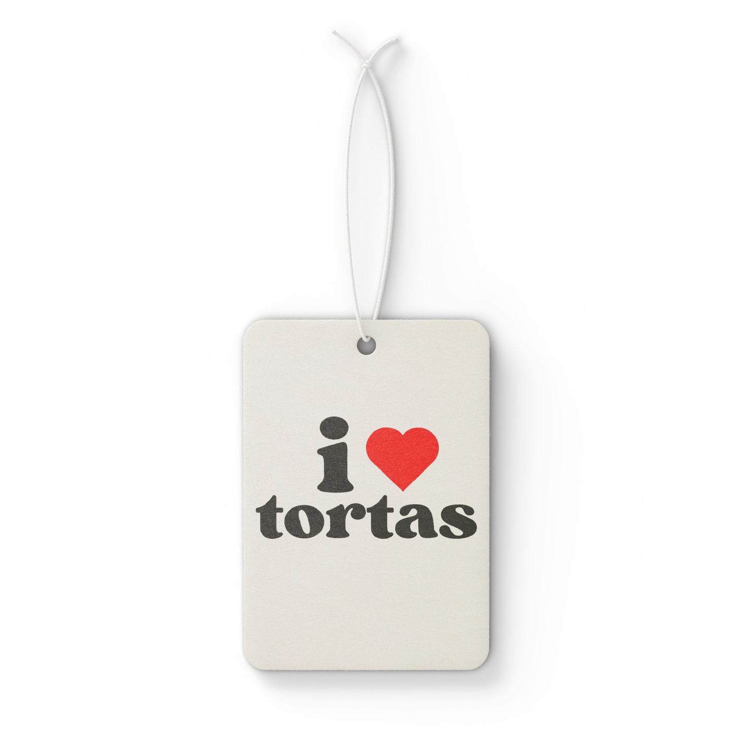 "I Love Tortas" Car Air Freshener