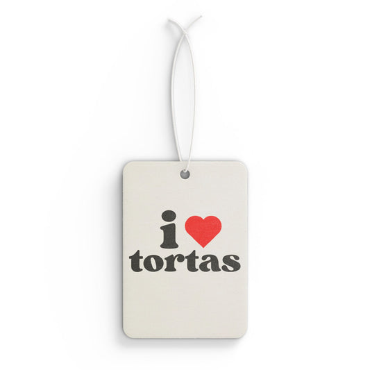 "I Love Tortas" Car Air Freshener