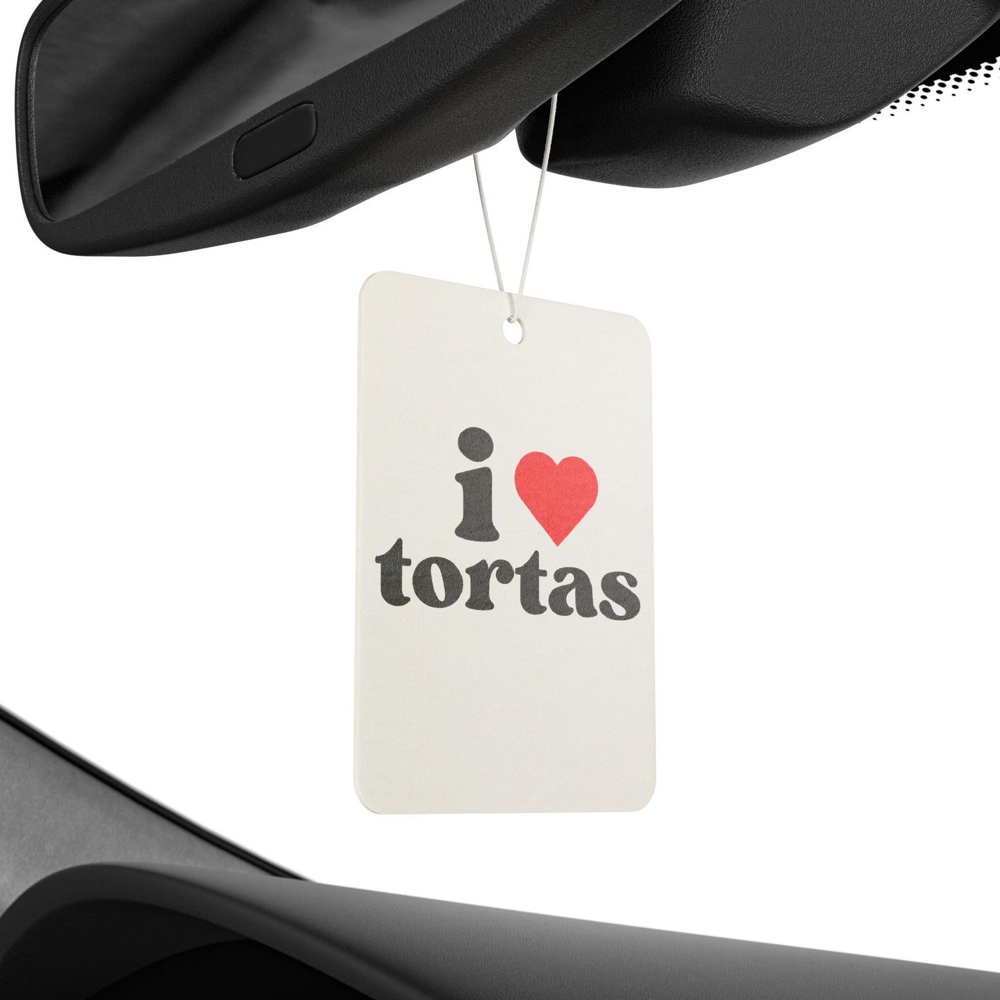 "I Love Tortas" Car Air Freshener
