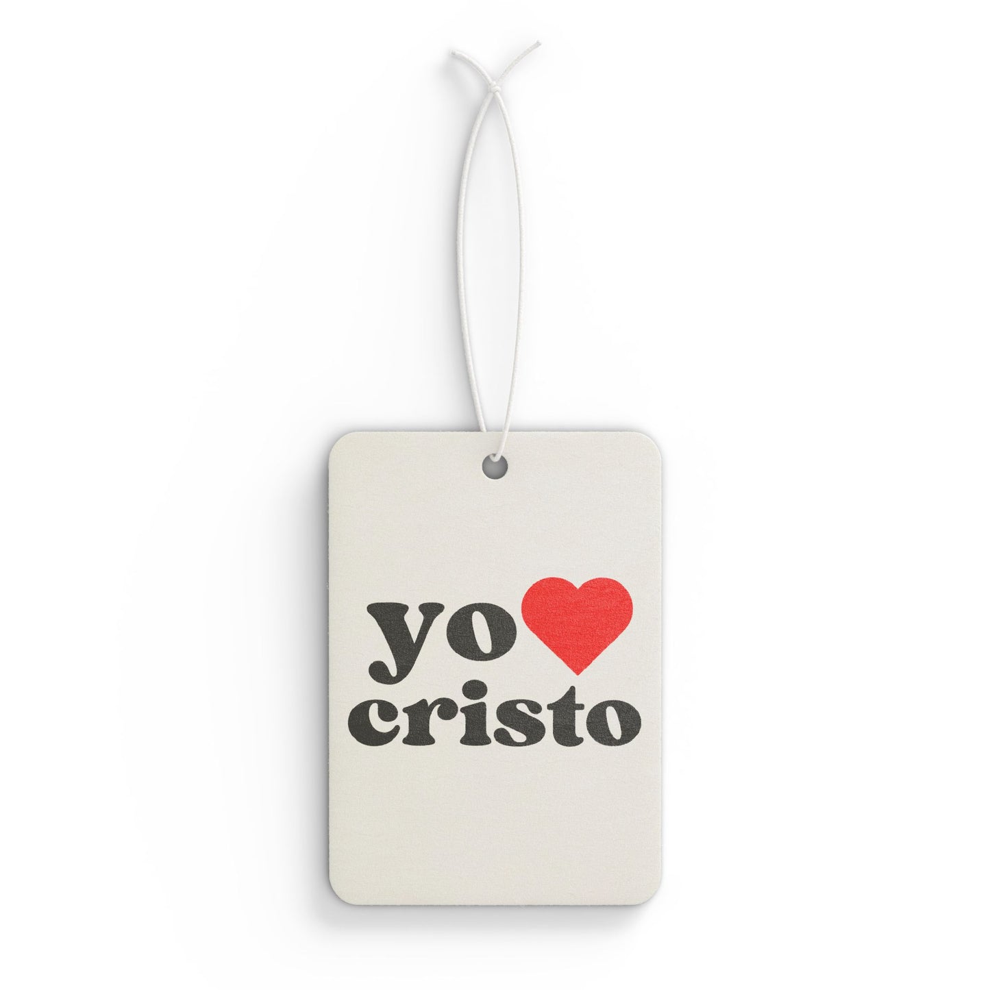 Yo Amo Cristo “I Love Christ” Car Air Freshener